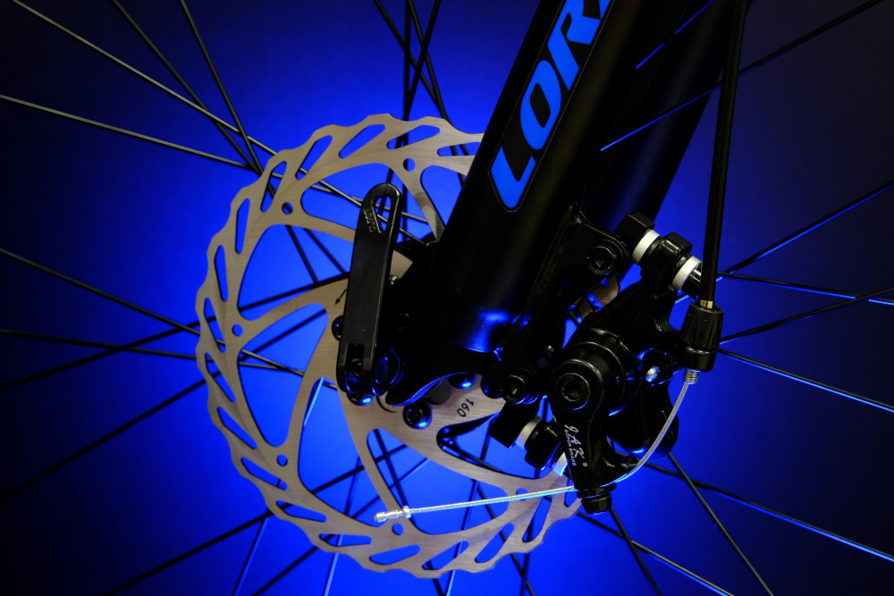 Lorak Race 26 Матовый Чёрный/Синий 13р (на рост 130-148)