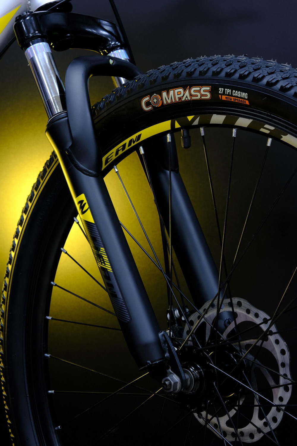 HEAM MATRIX 26 GIRL DISK Матовый Белый/Жёлтый рама 19 (на рост 171-182)