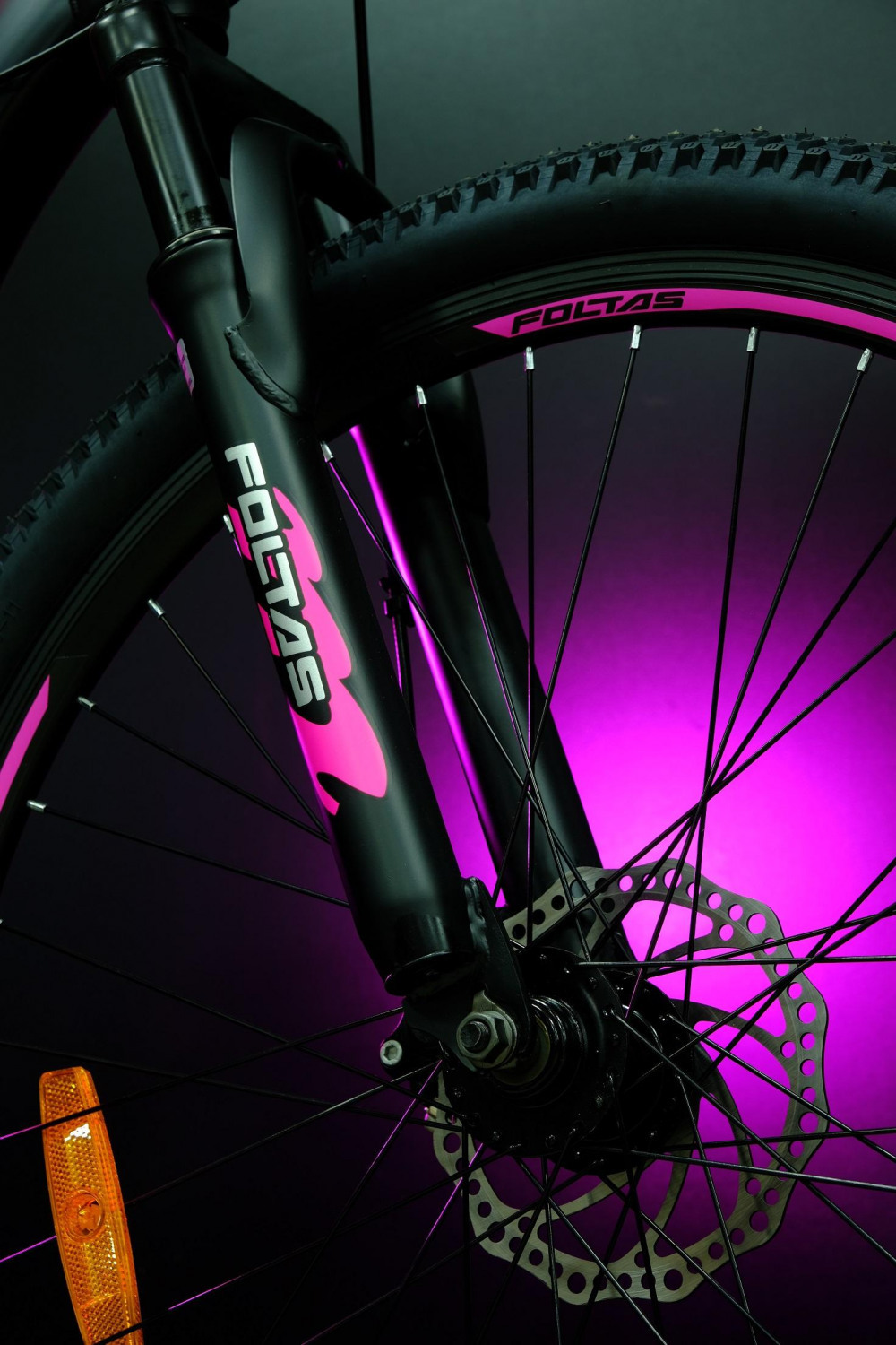 FOLTAS 26 Steel - 15р Чёрный/Розовый