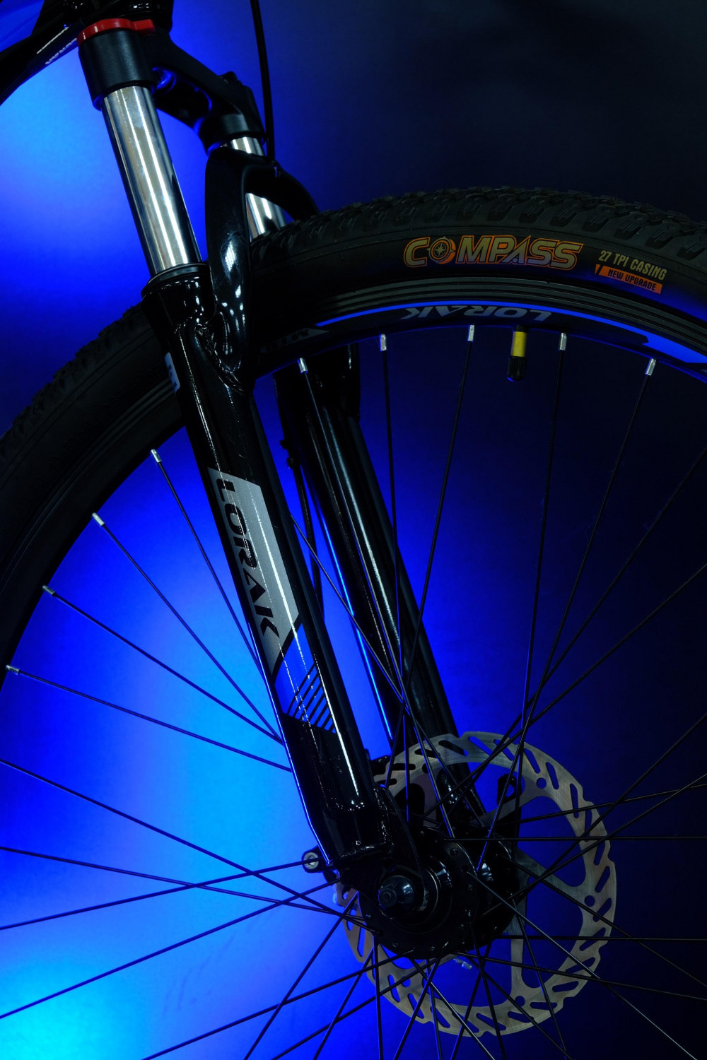 LORAK M-07 Prom Чёрный/Синий глянец (29")